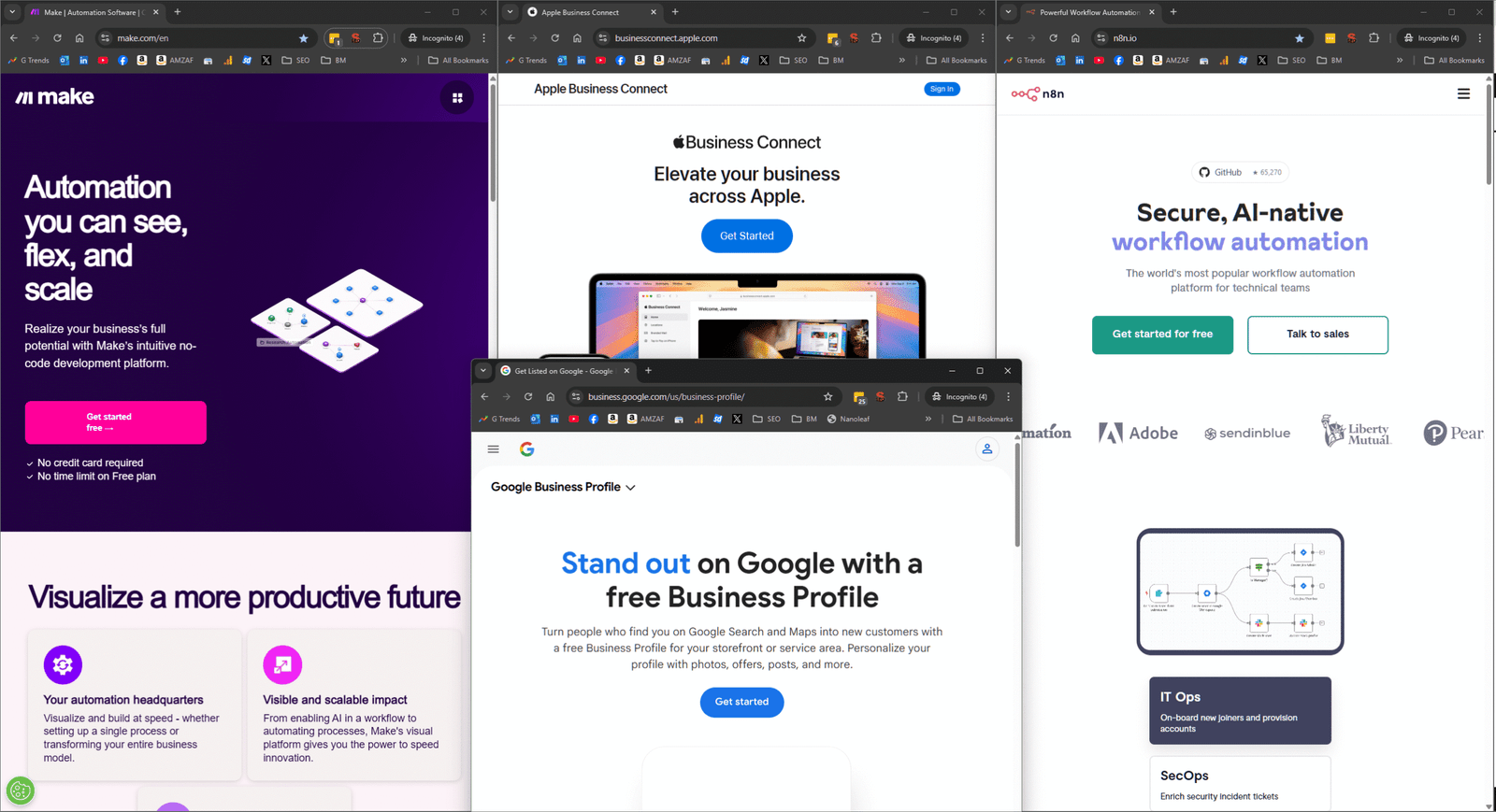 website traffic to local listings and ai automation websites scaled